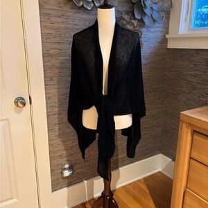 Eileen Fisher Black Shawl